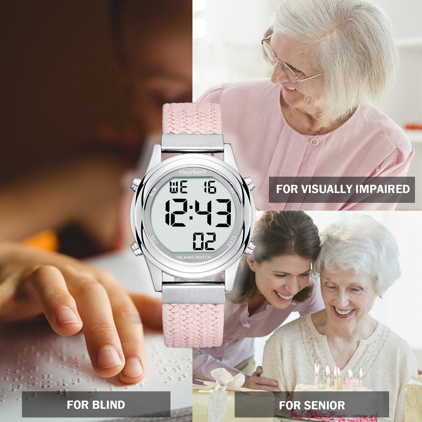 Hearkent Ladies' Digital Talking Watch 2117L