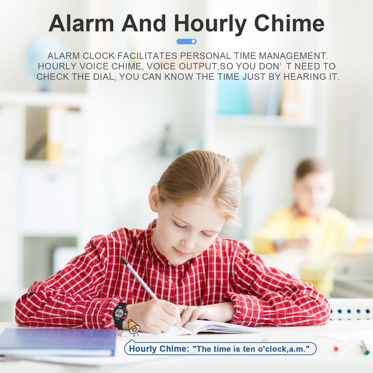 Hearkent Kids' Atomic Digital Talking Watch 2311