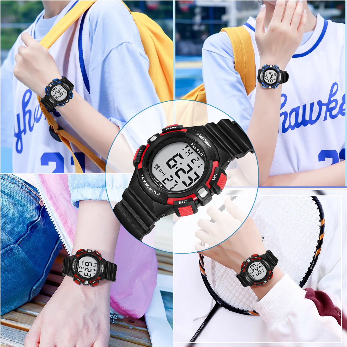 Hearkent Kids' Atomic Digital Talking Watch 2311