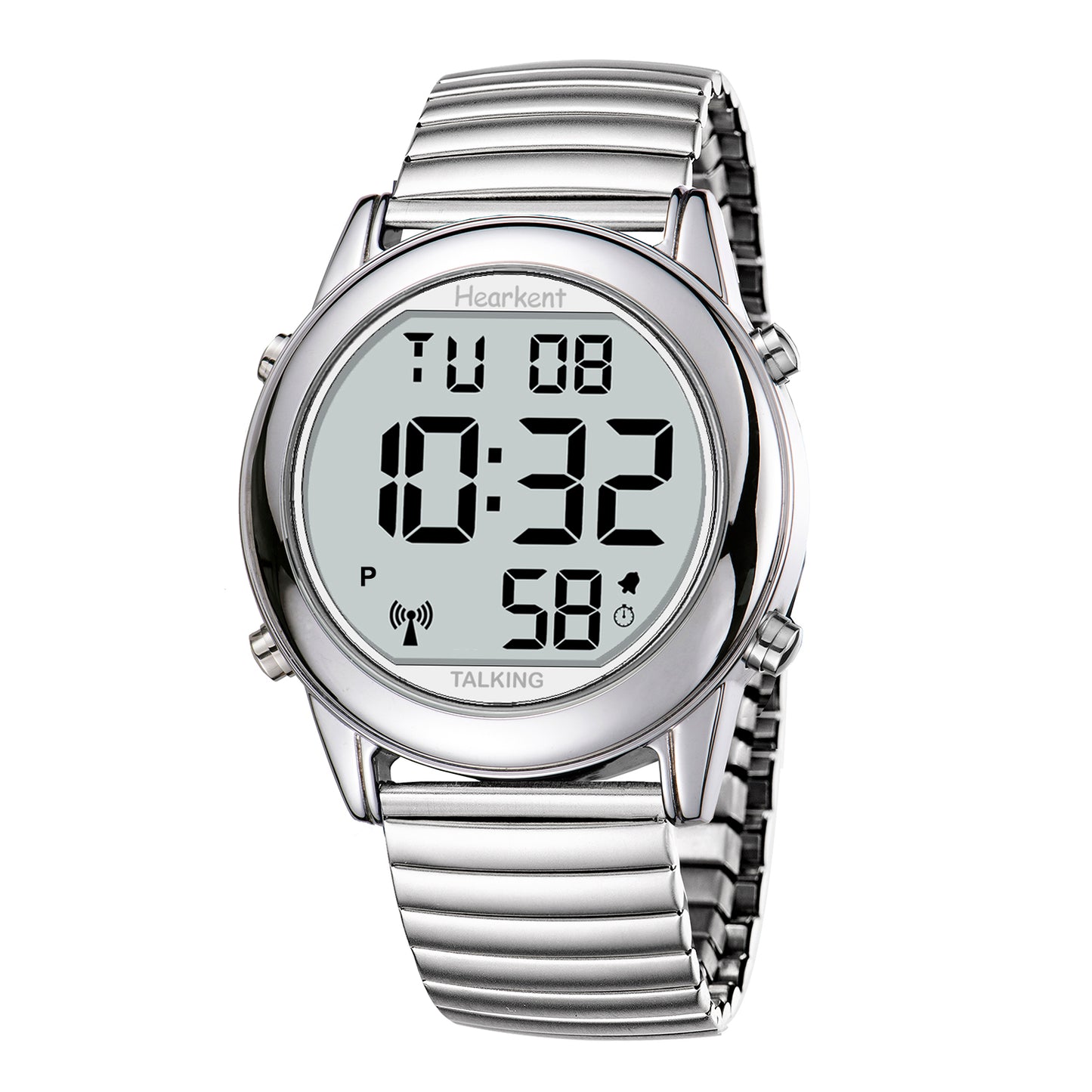 Hearkent Men's Atomic Digital Talking Watch 2117M