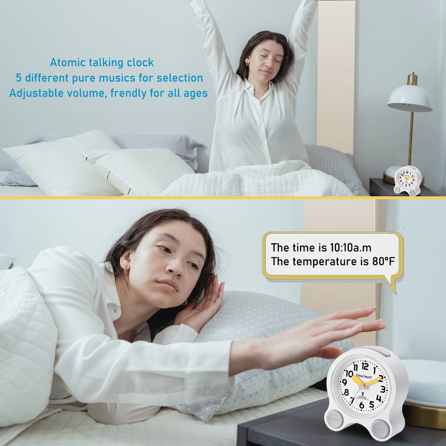Hearkent Atomic Talking Clock 2218