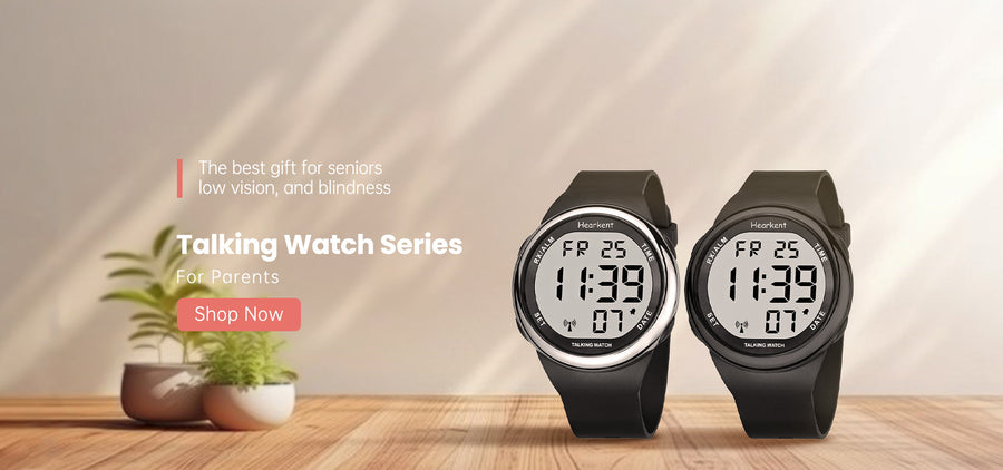If you are also looking for a watch that is very suitable for older people, I highly recommend the hearkent 2105 atomic digital talking watch series.