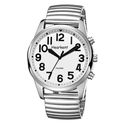 Hearkent Men's Spanish Analog Talking Watch 2211M